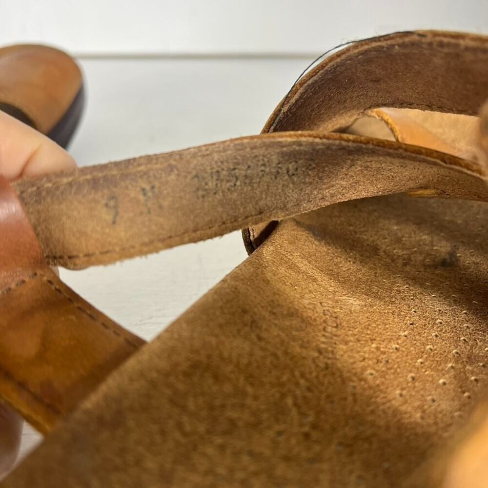 SAS Shoes Huggy Sandals Adjustable Caramel Tripad Comfort Brown Women's Size 9 - Picture 11 of 14